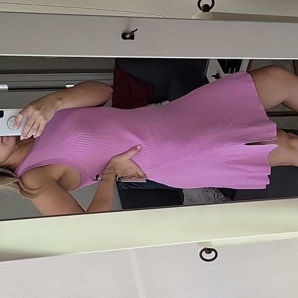 ASTR The Label Meera Pink Ribbed Mini Dress - Picture 12 of 12